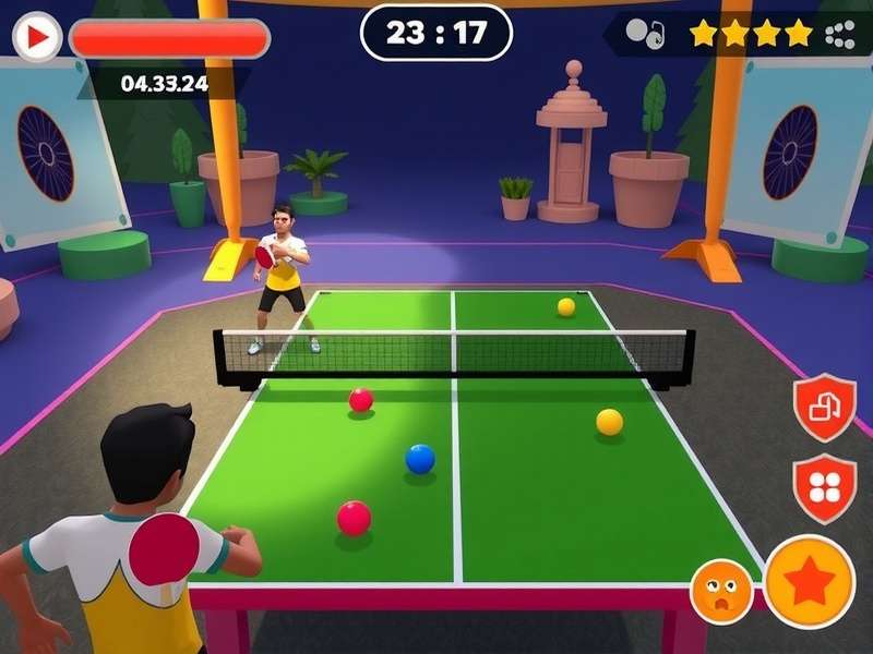 Ginger Table Tennis Wizard gameplay screenshot